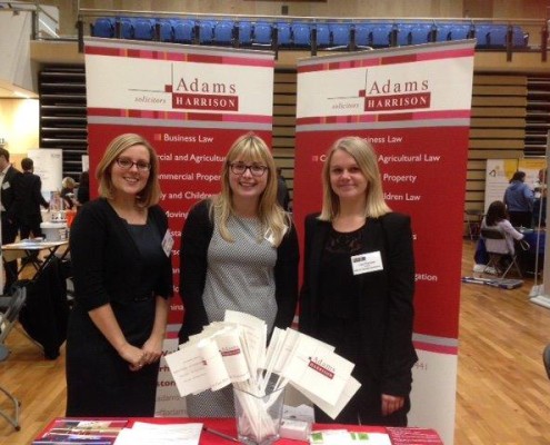 Emma Laidlaw, Leanne Mayes and Lisa Thornhill of Adams Harrison