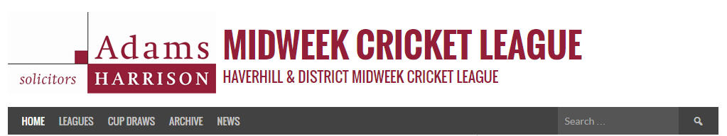 Haverhill Midweek Cricket League Website Image